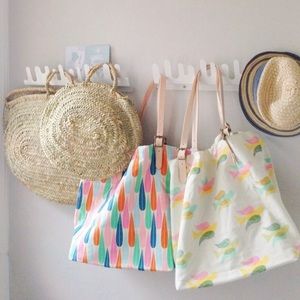 RARE Swedish Designer Tove Johansson slouchy tote bag